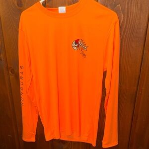 Bright Orange Long Sleeve Shirt Honduras